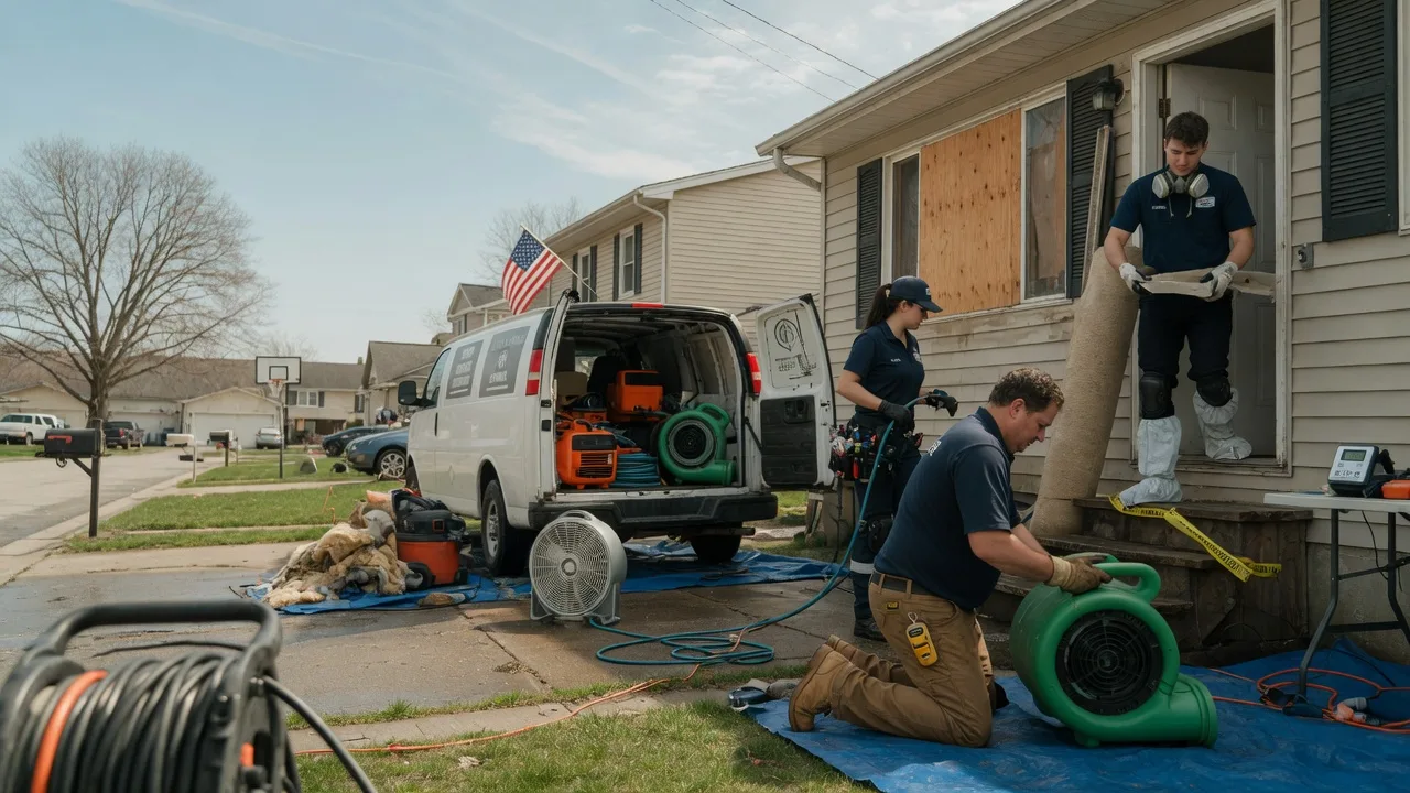 Water Damage Restoration in Loretto, MI near me